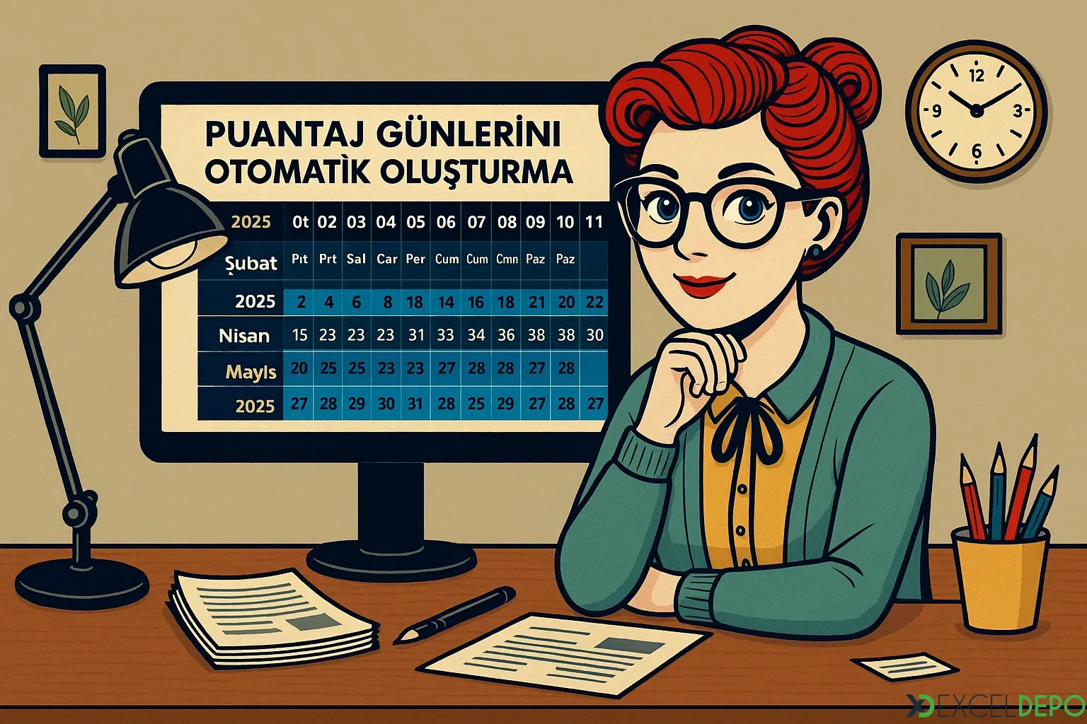 Dosya 'Puantaj Günlerini Otomatik Oluşturma'