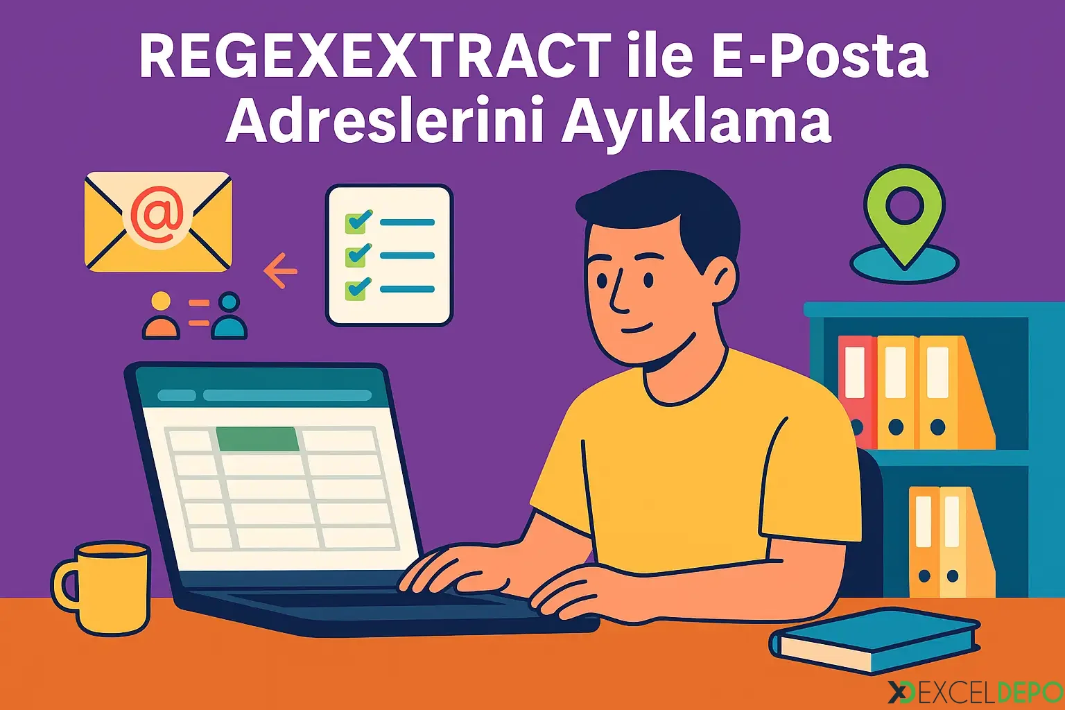 Kaynak 'REGEXEXTRACT ile E-Posta Adreslerini Ayıklama'