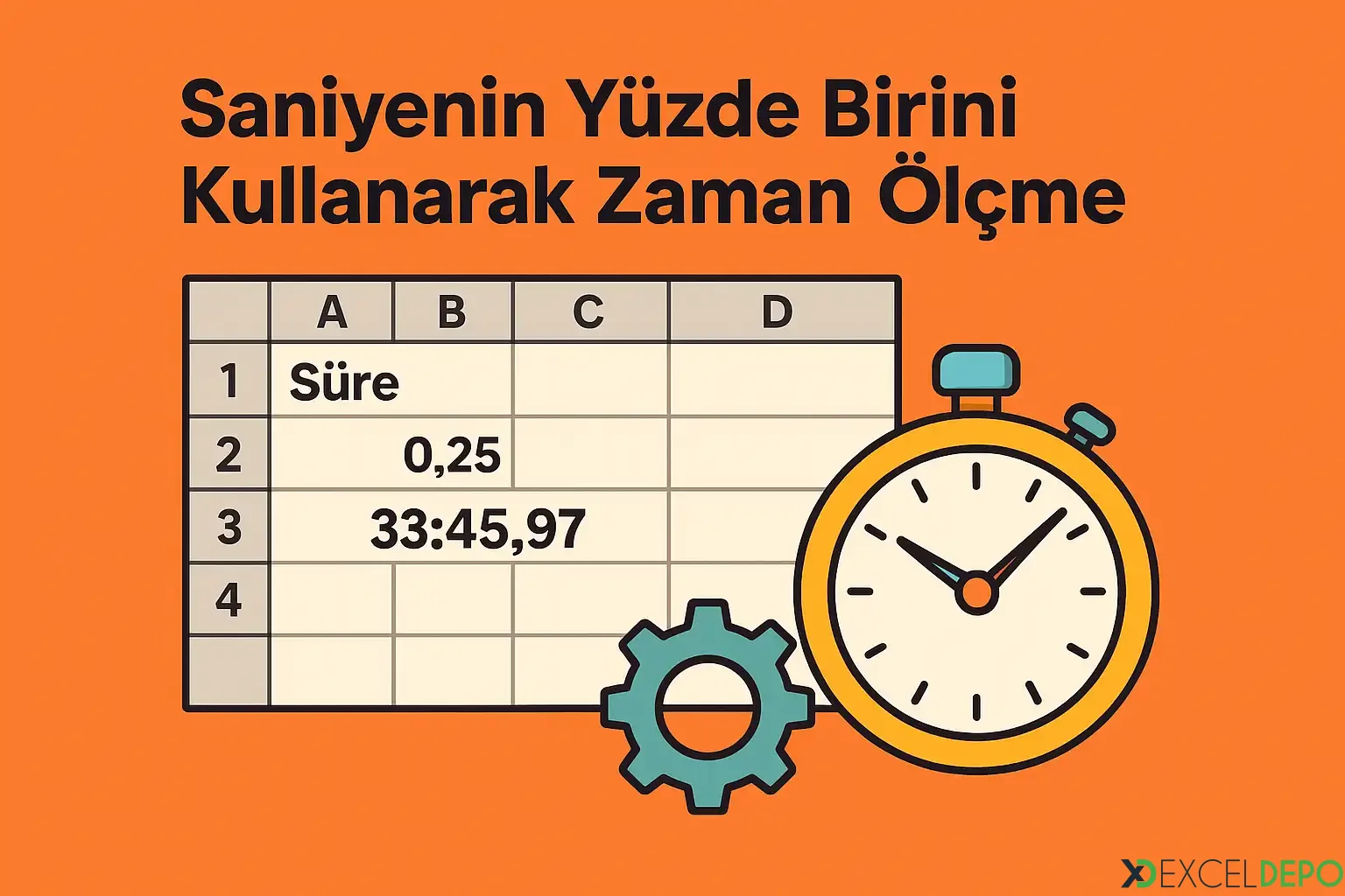 Dosya 'Saniyenin Yüzde Birini Kullanarak Zaman Ölçme'