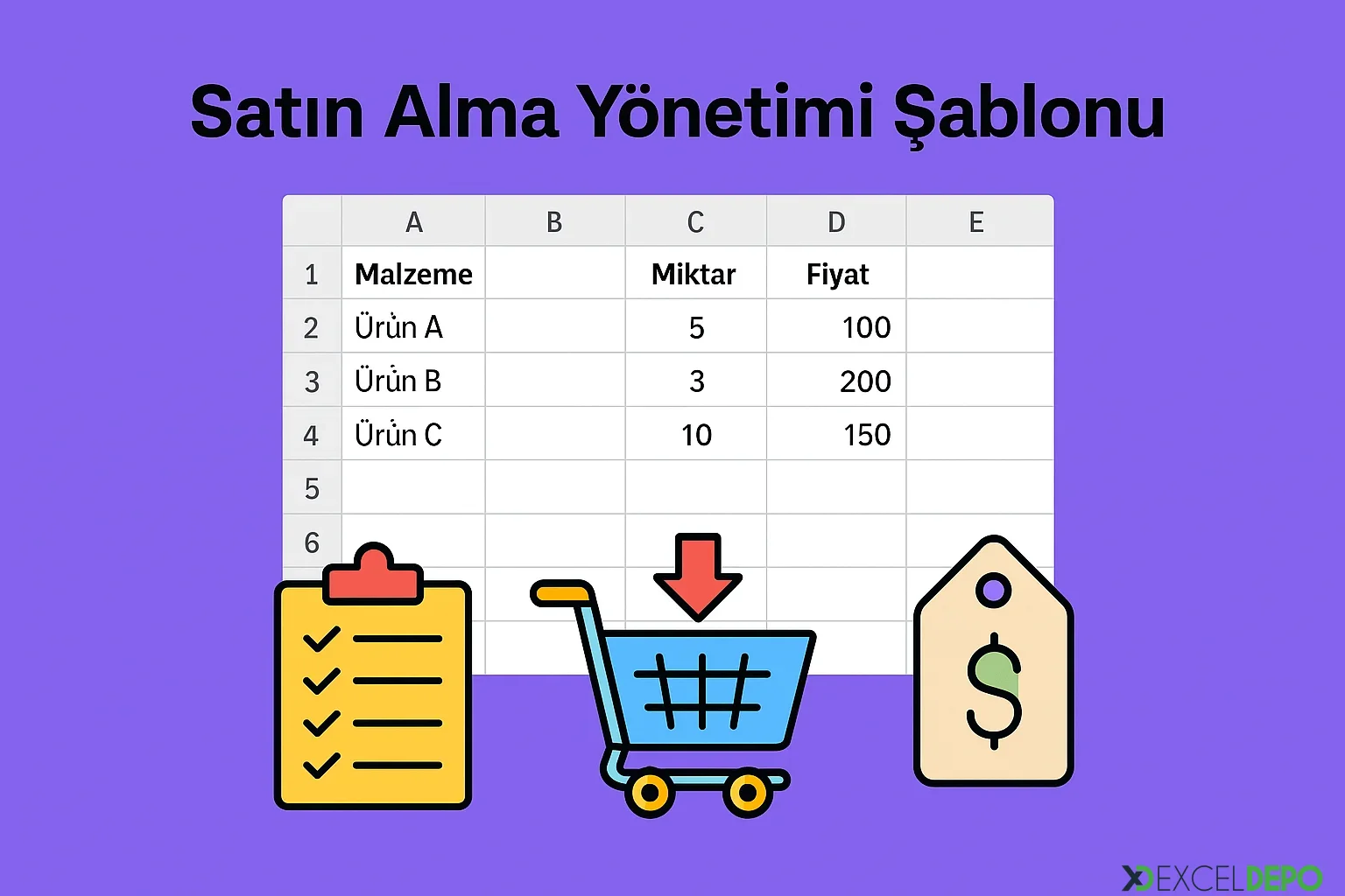 Satın Alma Yönetimi Şablonu