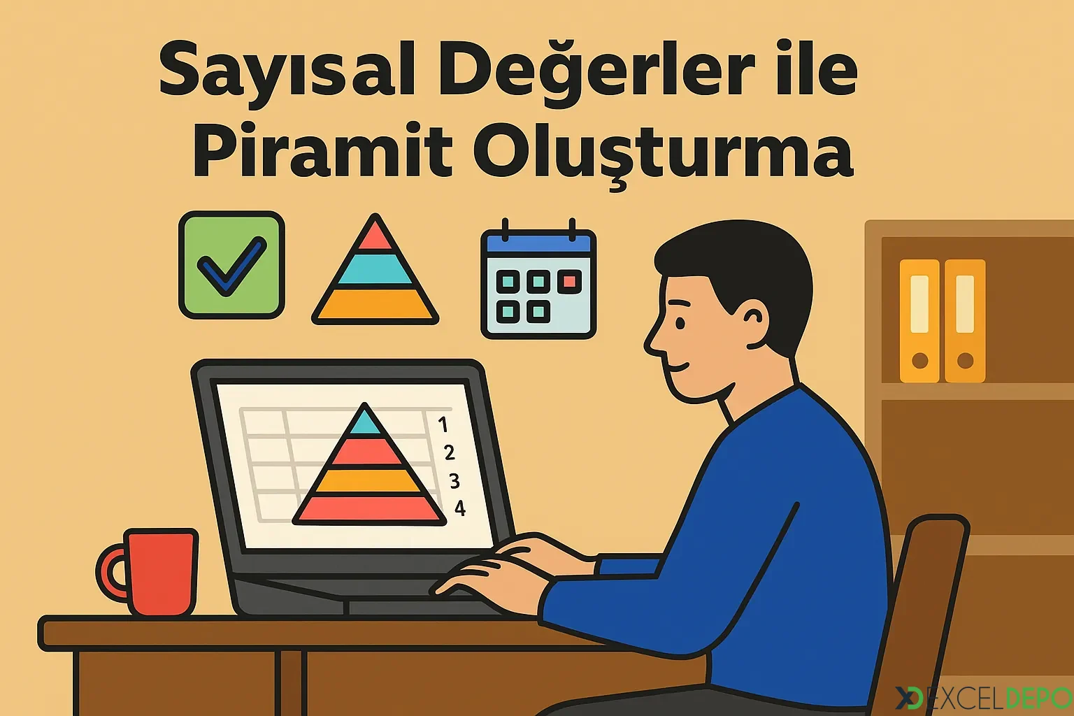 Kaynak 'Sayısal Değerler ile Piramit Oluşturma'