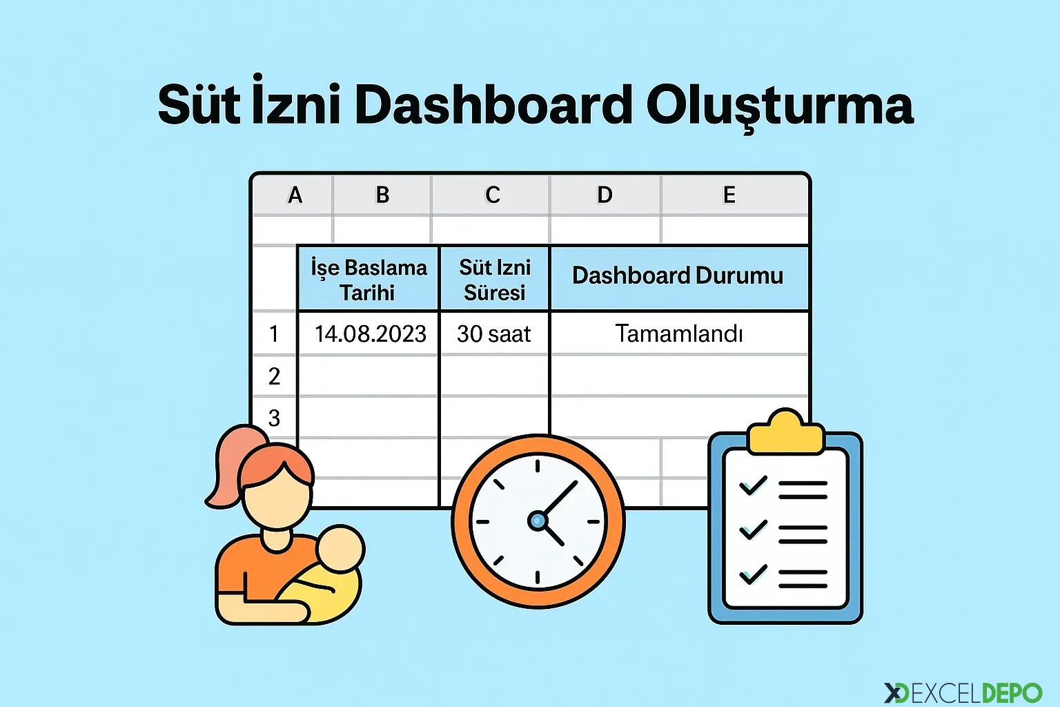 Süt İzni Dashboard Oluşturma