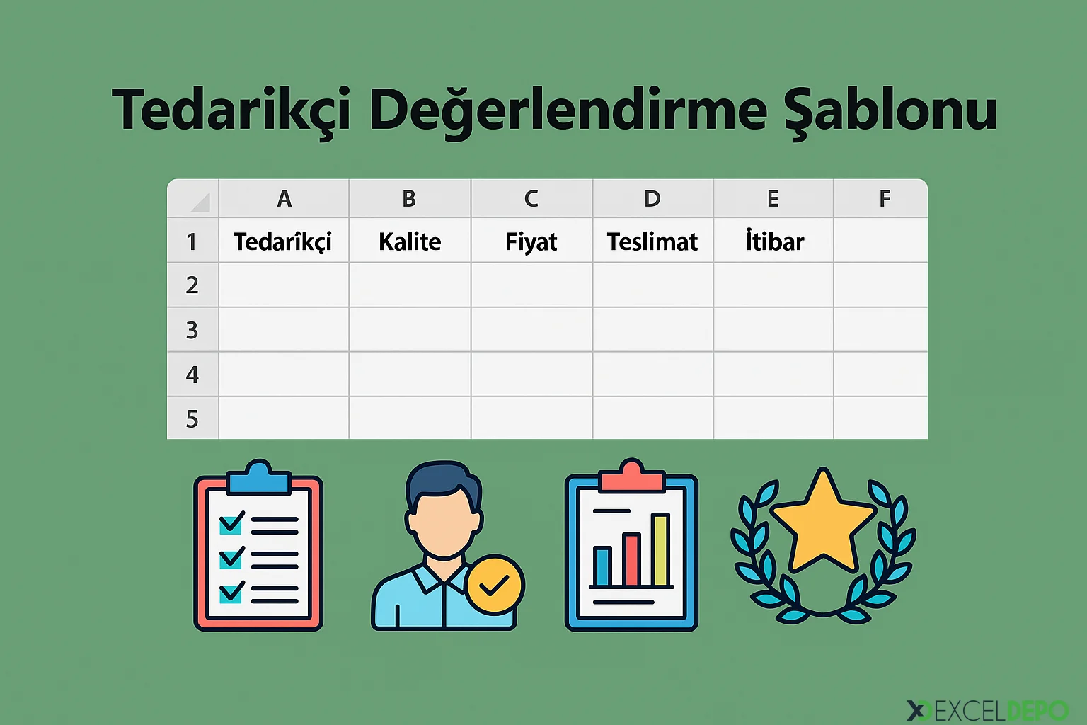 Tedarikçi Değerlendirme Şablonu