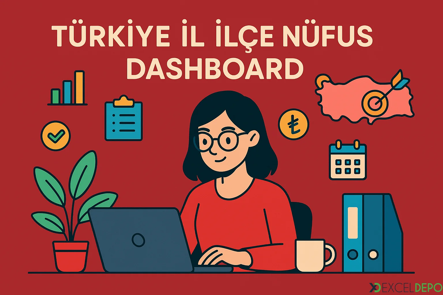 Türkiye İl İlçe Nüfus Dashboard