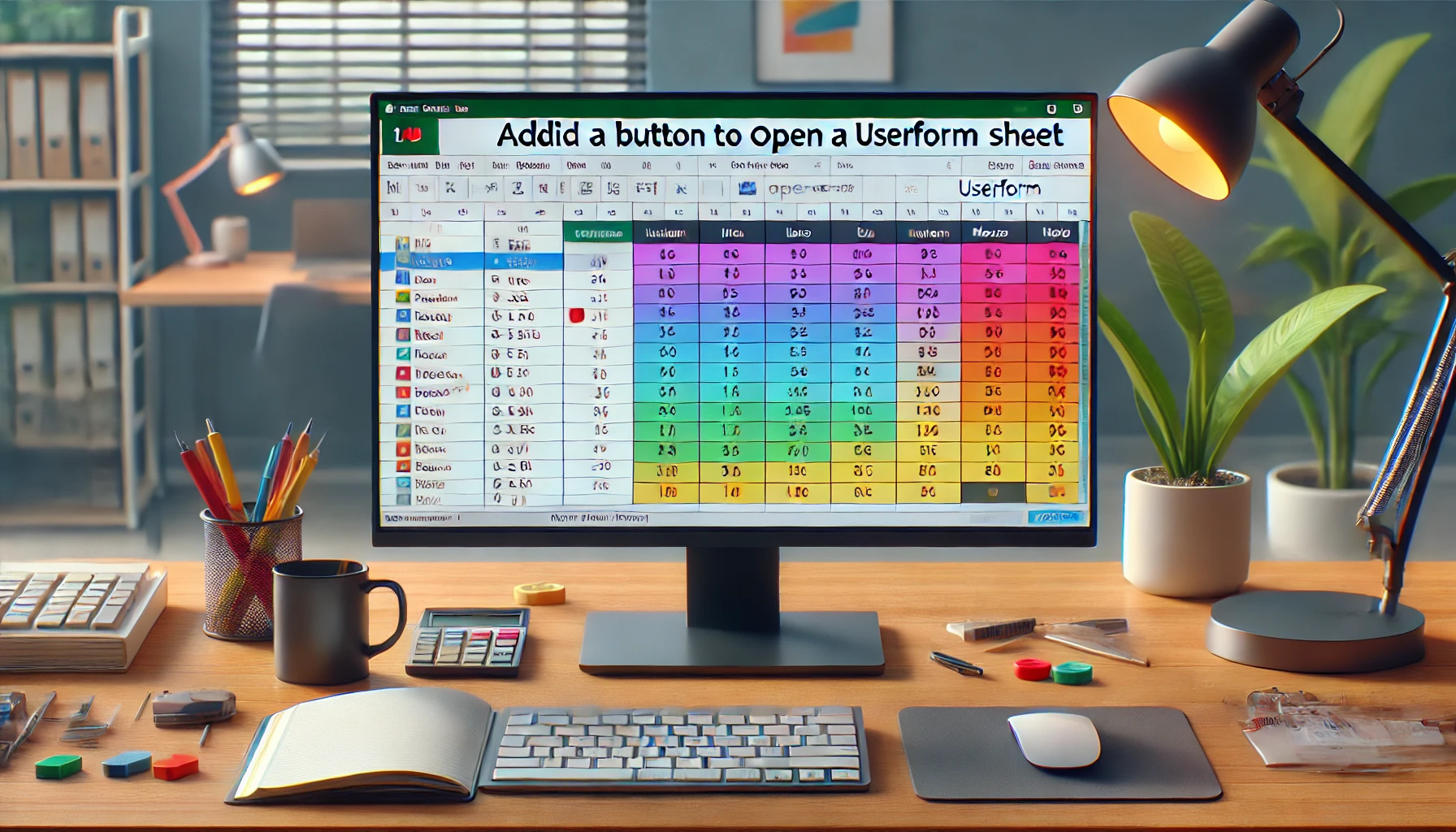 UserForm Açılınca Sayfayı Gizleme