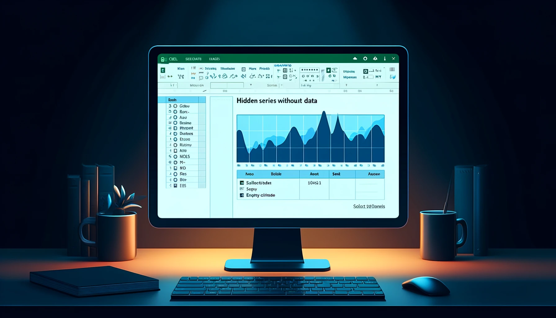 Verisiz Grafik Serilerini Gizleme