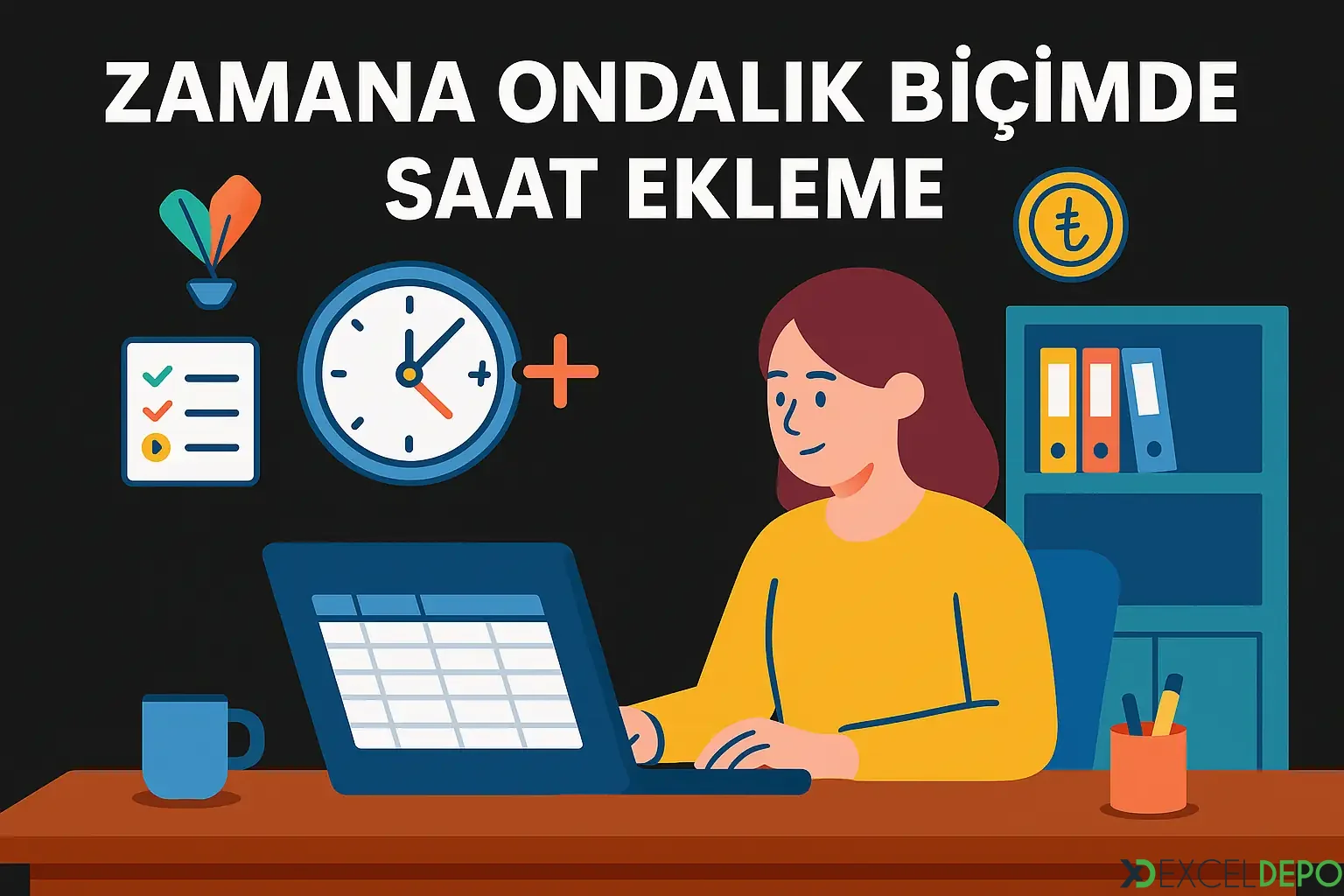 Kaynak 'Zamana Ondalık Biçimde Saat Ekleme'
