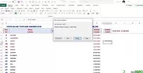 Kodlarda Run Time Error 1004 Hatasını Çözme