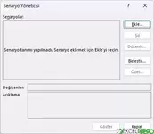 Senaryolar ile Çalışma