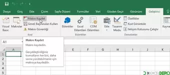 Makro Kaydetme