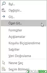 Bul Seç ve Özel Git