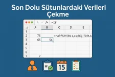 Son Dolu Sütunlardaki Verileri Çekme