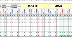 Değişken Aylara Göre Puantaj Oluşturma