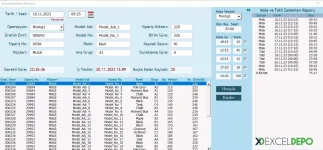 Üretim Planlama Takip Programı