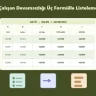 Çalışan Devamsızlığı Üç Formülle Listeleme