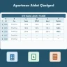 Apartman Aidat Çizelgesi