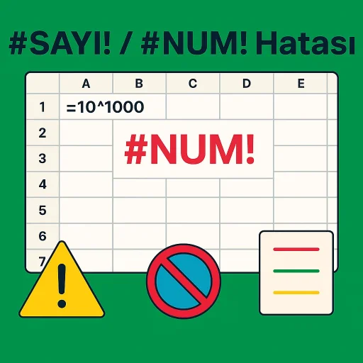 #SAYI! / #NUM! Hatası