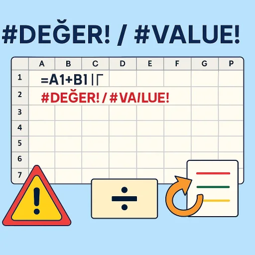 #DEĞER! / #VALUE! Hatası