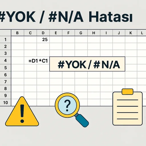 #YOK / #N/A Hatası