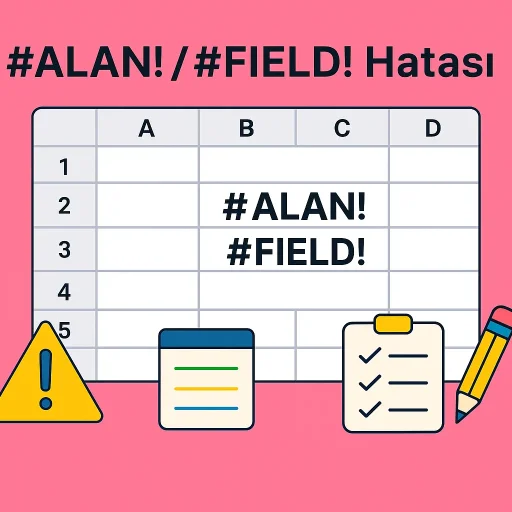 #ALAN! / #FIELD! Hatası