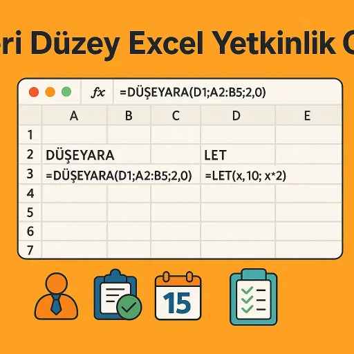 İleri Düzey Excel Yetkinlik Ölçme
