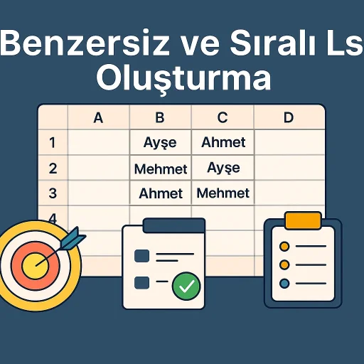 Benzersiz ve Sıralı Liste Oluşturma