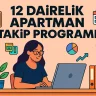 12 Dairelik Apartman Takip Programı