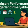 Çalışan Performans Değerlendirme Şablonu