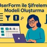 UserForm ile Şifreleme Modeli Oluşturma