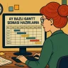 Ay Bazlı Gantt Şeması Hazırlama
