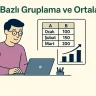 Ay Bazlı Gruplama ve Ortalama