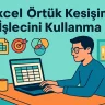 Excel Örtük Kesişim İşlecini Kullanma