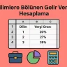 Dilimlere Bölünen Gelir Vergisi Hesaplama
