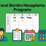 Excel Bordro Hesaplama Programı