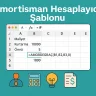 Amortisman Hesaplayıcı Şablonu