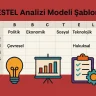 PESTEL Analizi Modeli Şablonu