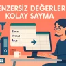 Benzersiz Değerleri Kolay Sayma