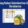 Sayfaları İsimlerine Göre Sıralama