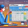 Sayfa Üzerinde DTPicker ile Tarih Filtreleme