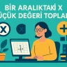 Bir Aralıktaki X Büyük Değeri Toplama