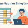 Aynı Satırları Birleştirme