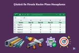 Çözücü ile Firesiz Kesim Planı Hesaplama