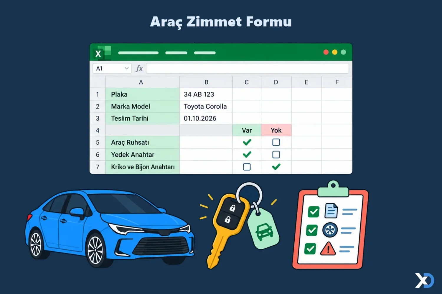 Araç Zimmet Formu