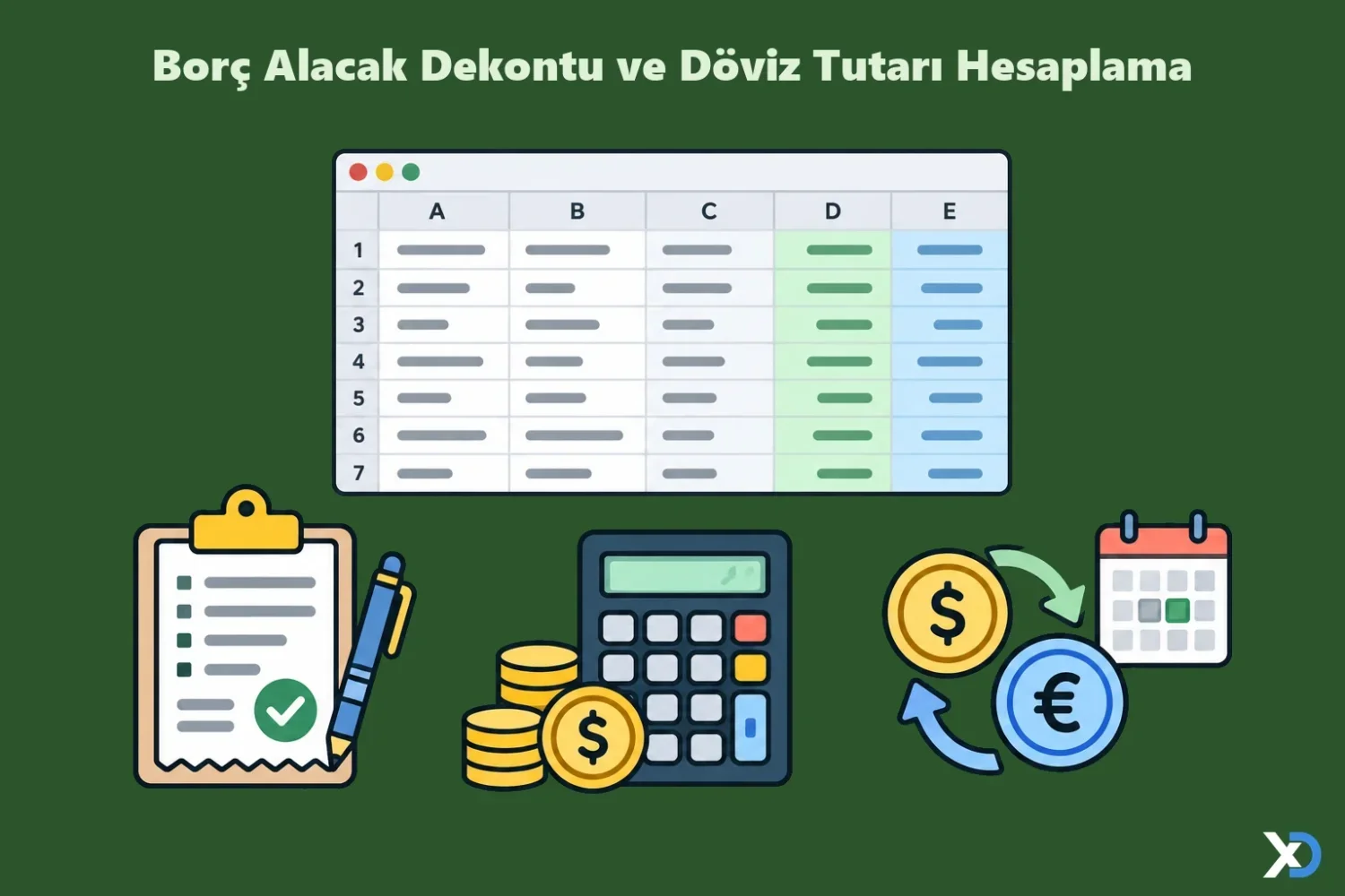 Borç Alacak Dekontu ve Döviz Tutarı Hesaplama