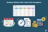 Gecikme Gününe Göre Vade Farkı Hesaplama